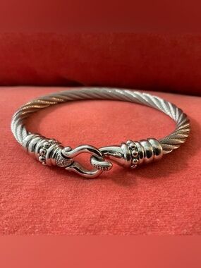 SILVER marked 925 CLASP BRACELET